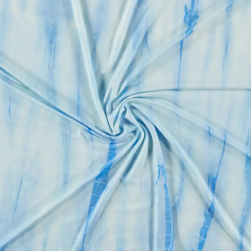 Sofort Bestellen Viskose Stretch Jersey blau Tie-Dye