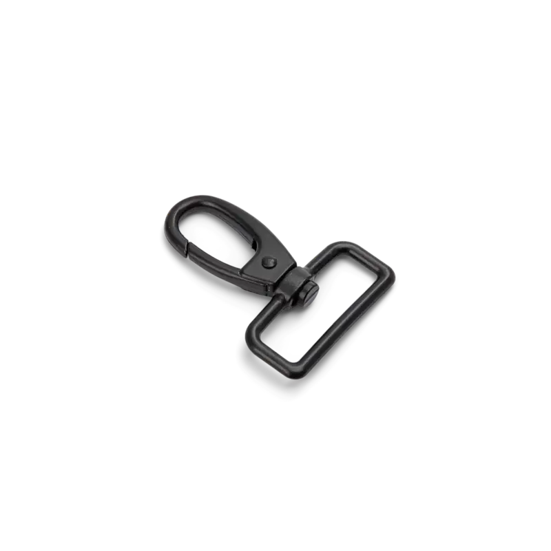 Top-Seller Karabinerhaken 38x60mm mattschwarz St.