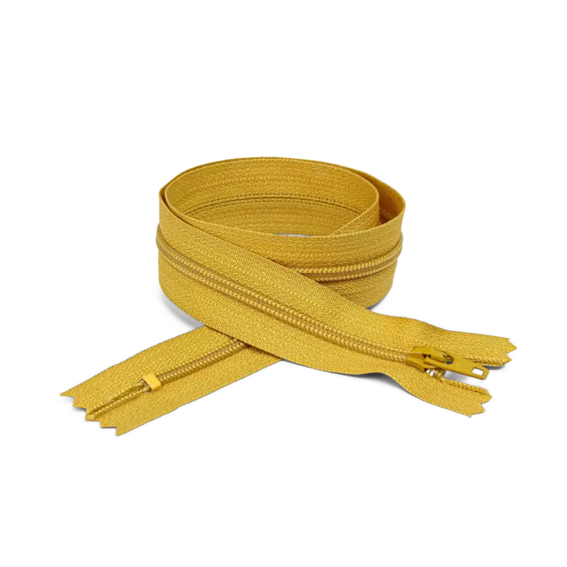Versand Am Gleichen Tag YKK Spiralreißverschluß 4mm, 50cm Curry
