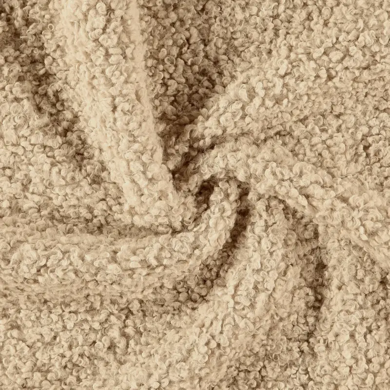 Neuheit Möbel-Teddy flauschige m Rückseite beige