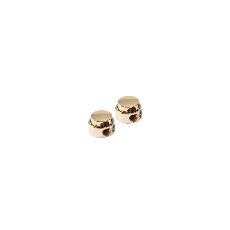 Wochenendangebot Kordelstopper doppelt Metall goldf. 2Stk