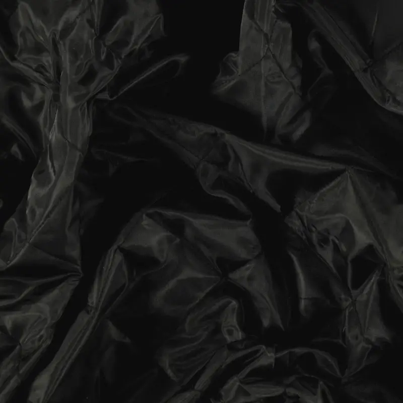 Knallerangebot Gewebter Quilt, Schwarz, mit Futter