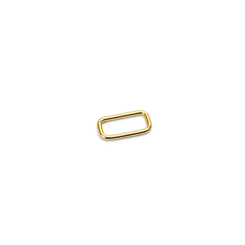 Metallring Vierkant 25x10x3mm goldf. 1S Beliebt