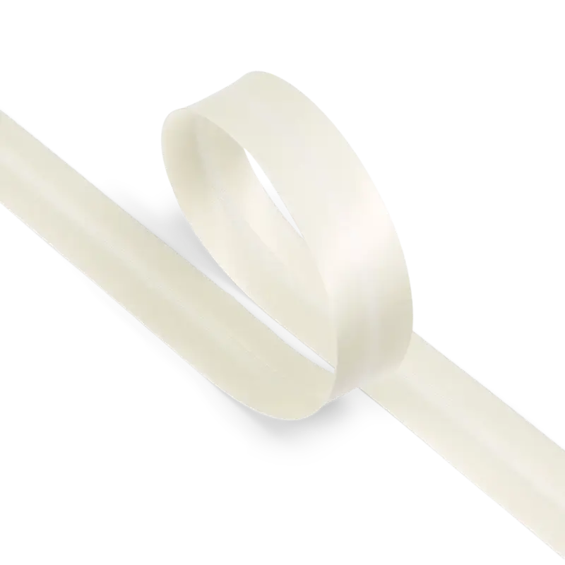 Saisonangebot Satinschrägband 18mm Natur 5m