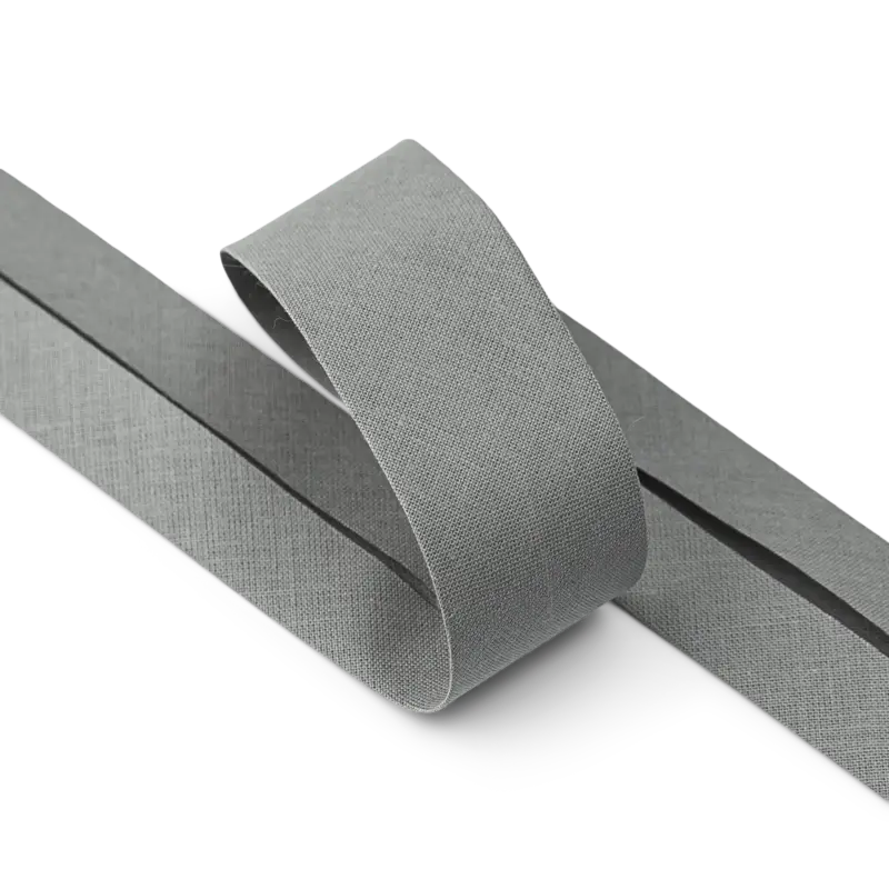 Baumwollschrägband 30mm Grau 5m Heißes Angebot