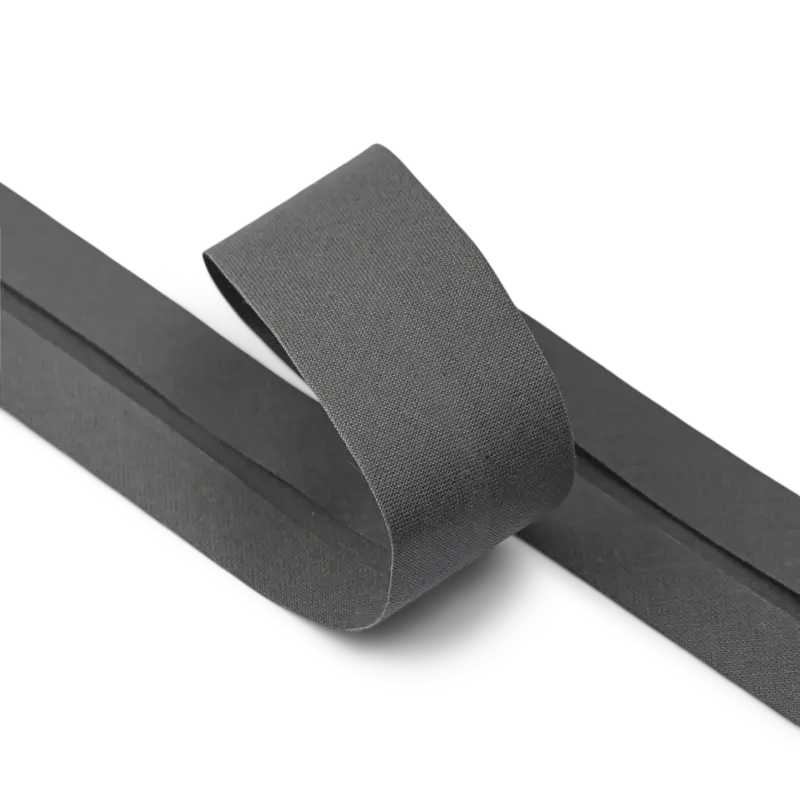 Nur Heute Baumwollschrägband 30mm Dunkelgrau 5m