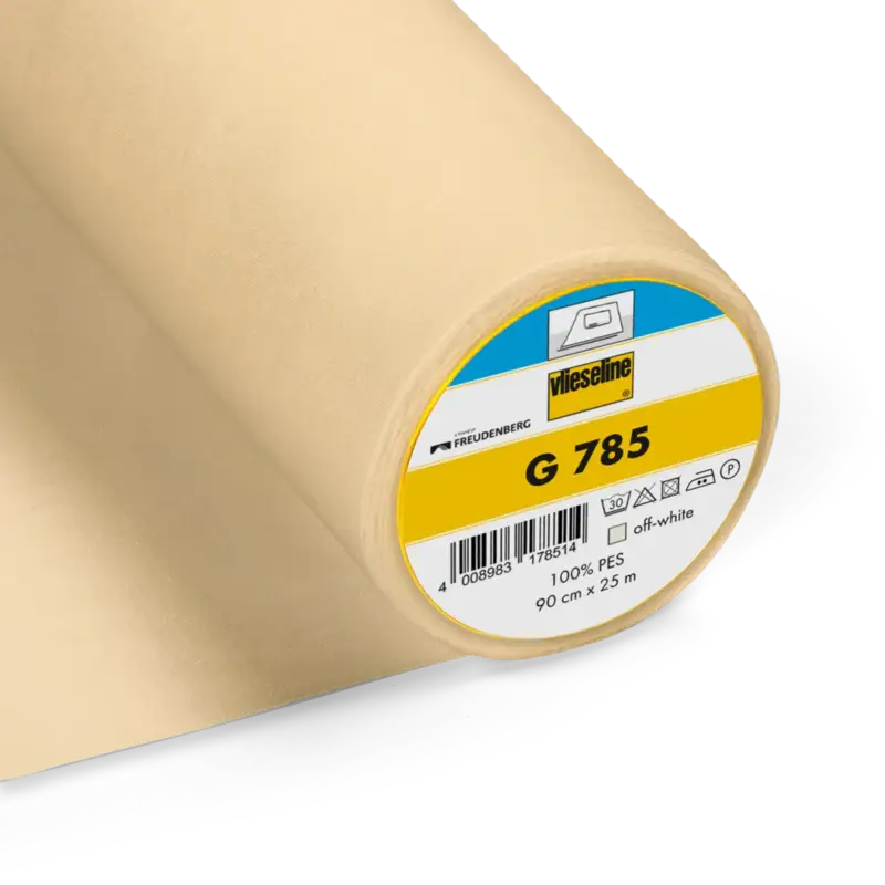 Versand Am Gleichen Tag Vlieseline gewebte Bügeleinlage mit Stretch, für leichte Stoffe, offwhite (G785)