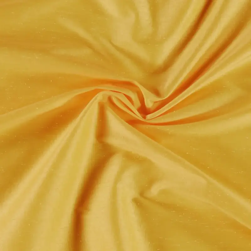 Bestseller Polyester Dupion Seidenlook mit Stretch Gelb