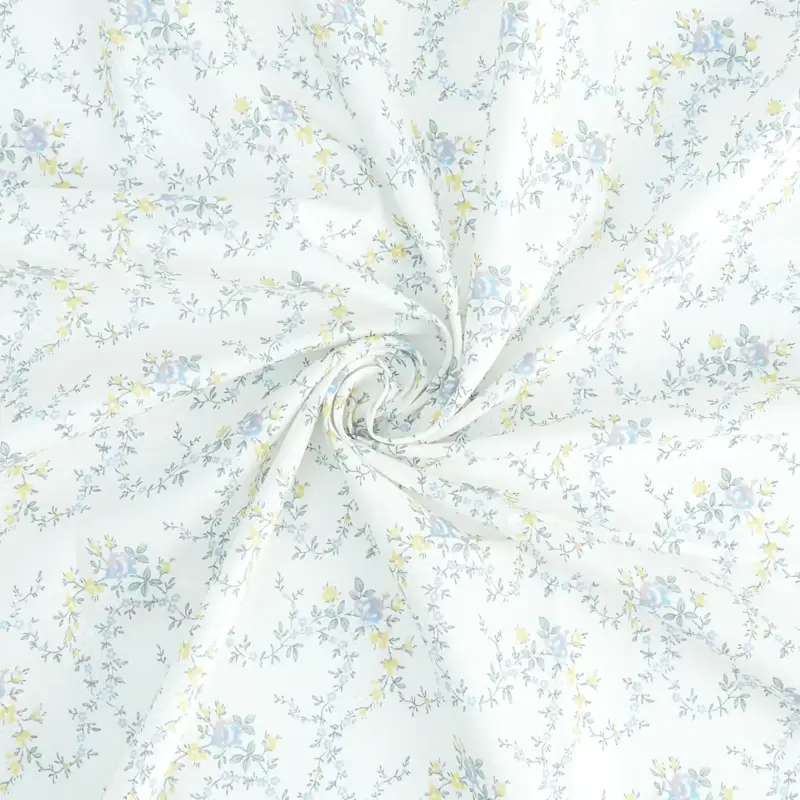 Baumwolle weiß Blumen Begrenztes Angebot