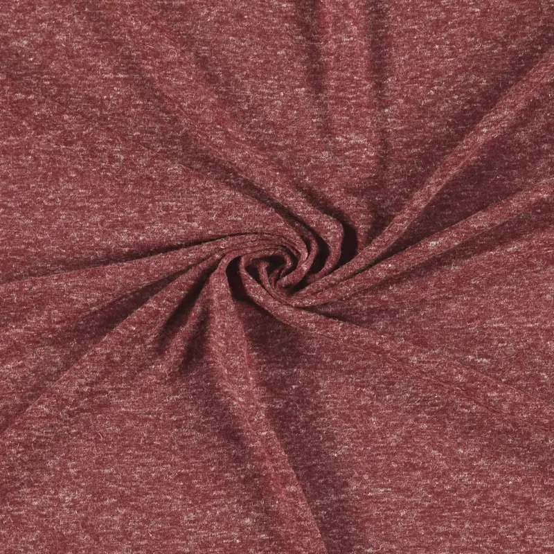 Neu Im Sortiment Polyester/Leinen Jersey Nister bordeaux