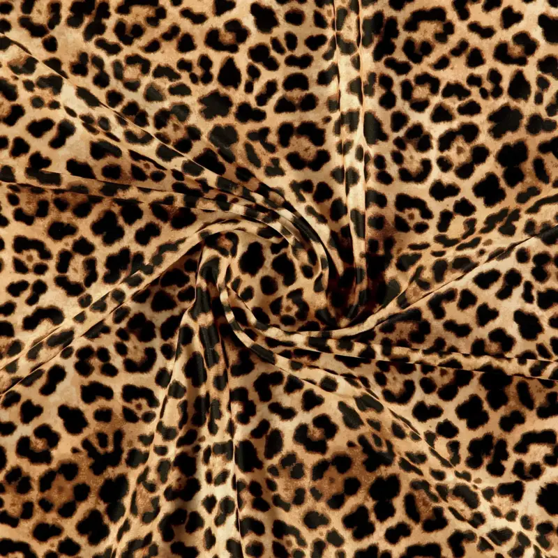 Begrenztes Angebot Badetextil UPF50, Stretch-Polyester, mit Leopardenpunkten