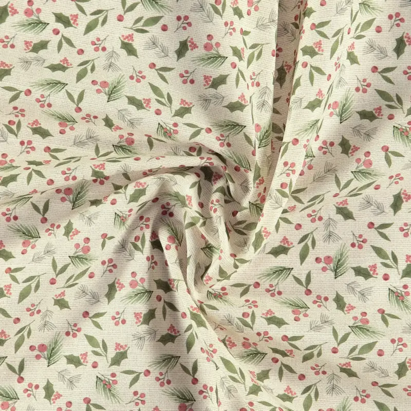 Jetzt Bestellen Leinen-Look mit Stechpalme u. Beeren