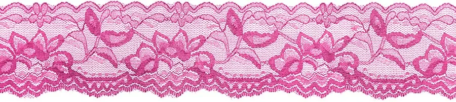 Perlonspitze elastisch 60 mm pink Günstig