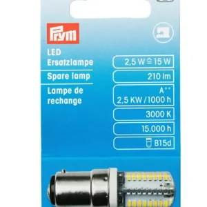 Prym LED Ersatzlampe für Nähmaschinen 2,5 W / 220 V Nr. 610376 Super-Preis