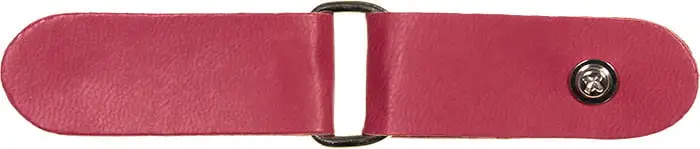 Preisreduziert Taschenverschluss Lederoptik pink