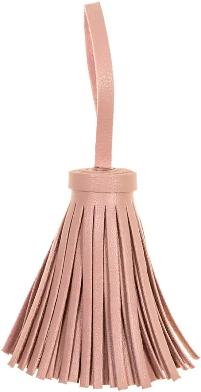 Kracherpreis Quaste mit Aufhänger 60 mm altrosa
