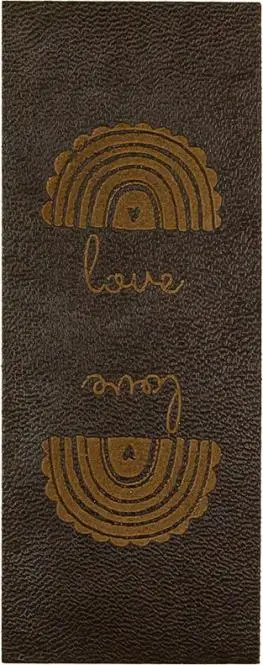 Top-Preis Knick Label Lederimitat Regenbogen love