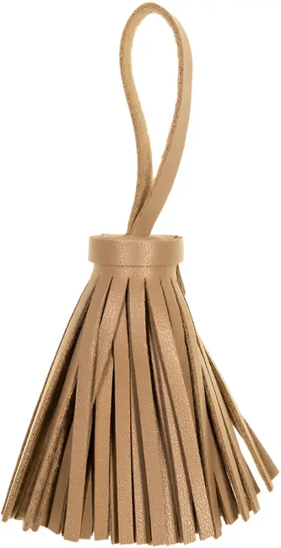 Quaste mit Aufhänger 60 mm beige Saisonangebot