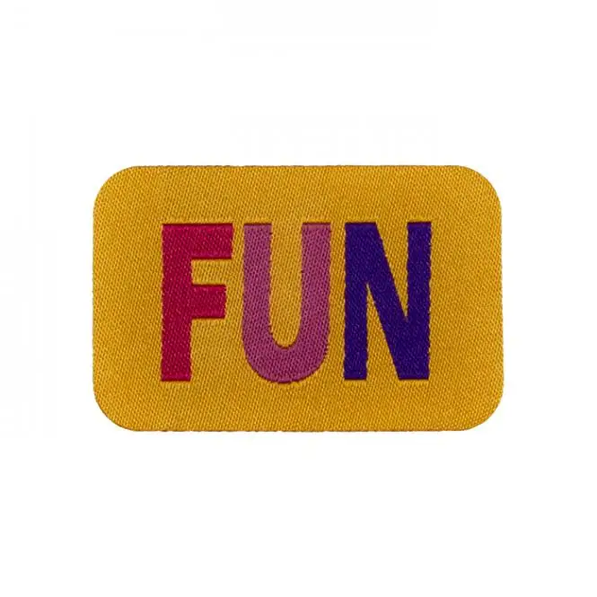 Garantierte Lieferung Applikation Weblabel FUN