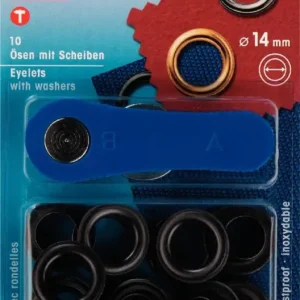 Prym Ösen und Scheiben 14 mm brüniert Nr. 541384 Bestpreis