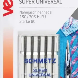 Schmetz Nähmaschinennadeln 130/705 Super Universal Antihaftbeschichtung H-SU 80 Preisreduziert