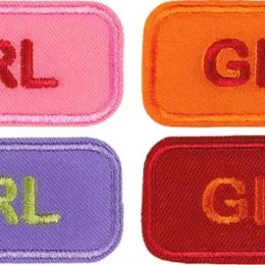 Expressversand Applikation Girl - 4 Stück