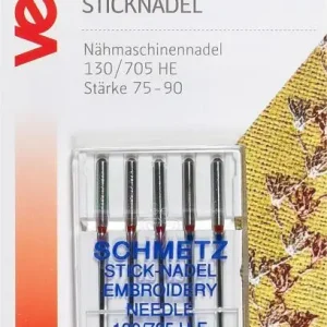 Direktkauf Schmetz Nähmaschinennadeln 130/705 Sticken H-E 75 + 90