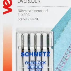 Neu Schmetz Nähmaschinennadeln Overlock ELX705 80 + 90