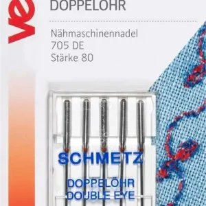 Schmetz Nähmaschinennadeln 705 Doppelöhr 80 Markenware
