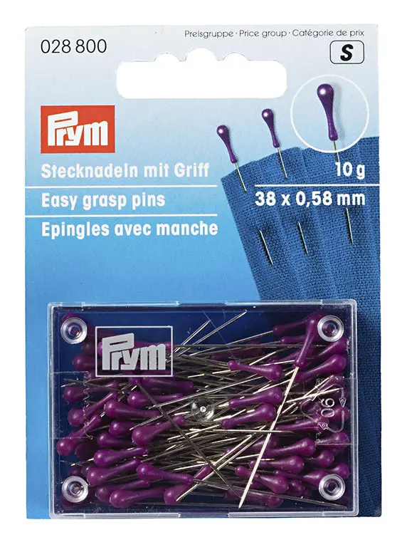 Heißes Angebot Prym Stecknadeln mit Griff 38 x 0,58 mm 10 g Nr. 028800