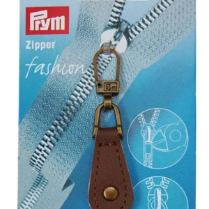 Bestpreis Prym Fashion Zipper Lederimitat braun Nr. 482145