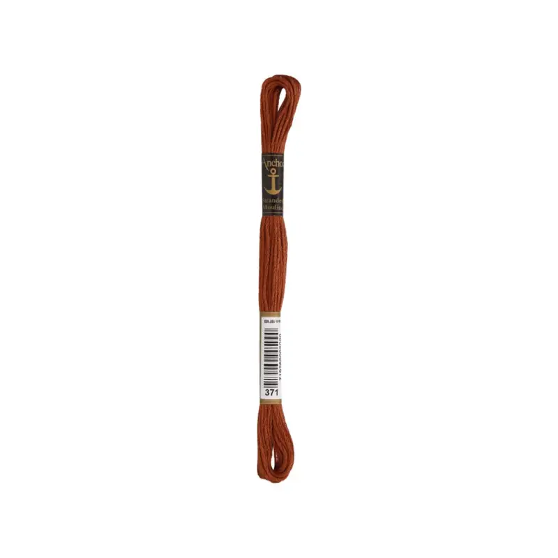 Zertifiziert Anchor Sticktwist / 8 m Fb. 371 nougat