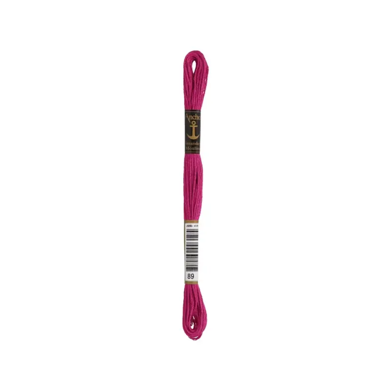 Anchor Sticktwist / 8 m Fb. 089 purpur Solange Der Vorrat Reicht