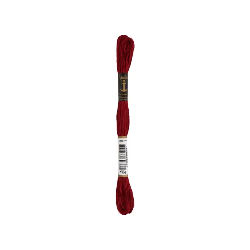 Zertifiziert Anchor Sticktwist / 8 m Fb. 044 rubinrot dunkel