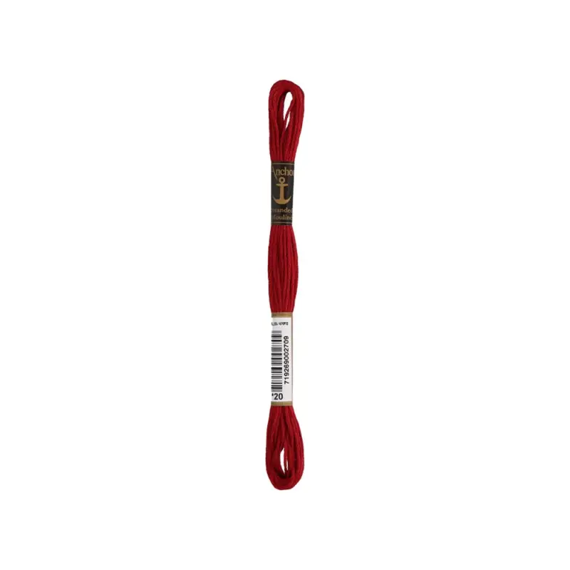 Anchor Sticktwist / 8 m Fb. 020 weinrot Direktkauf