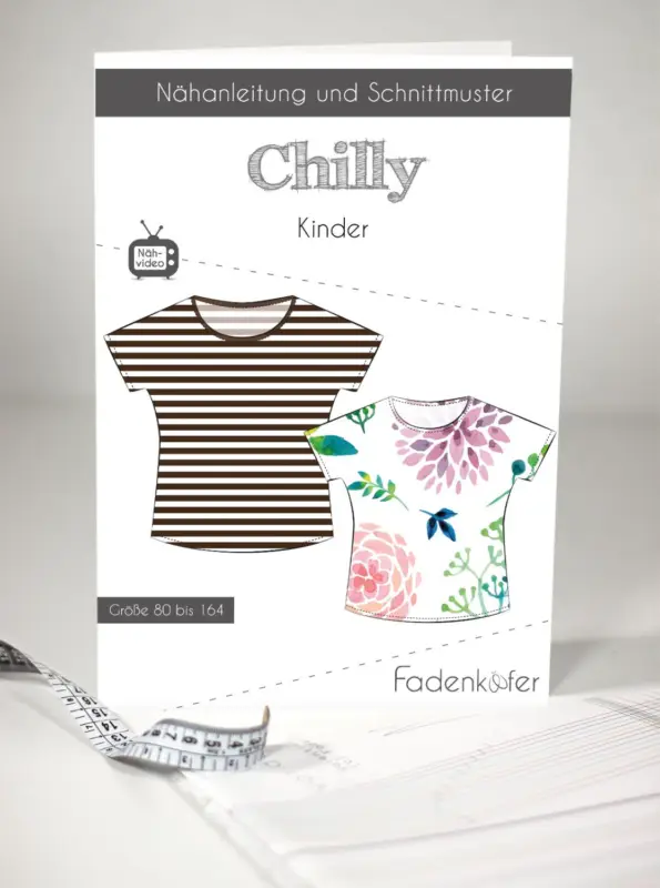 Schnittmuster Fadenkäfer Chilly - Kinder Shirt mit überschnittenen Schultern Bestpreis