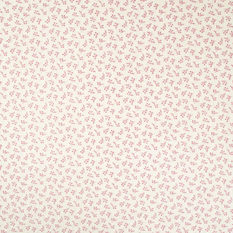 Baumwollstoff Seersucker Vintage Knospen pink Kracherpreis