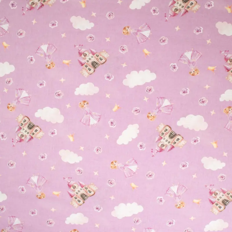 Baumwollstoff Cretonne Merzeresiert Prinzessin rosa Sofort Bestellen