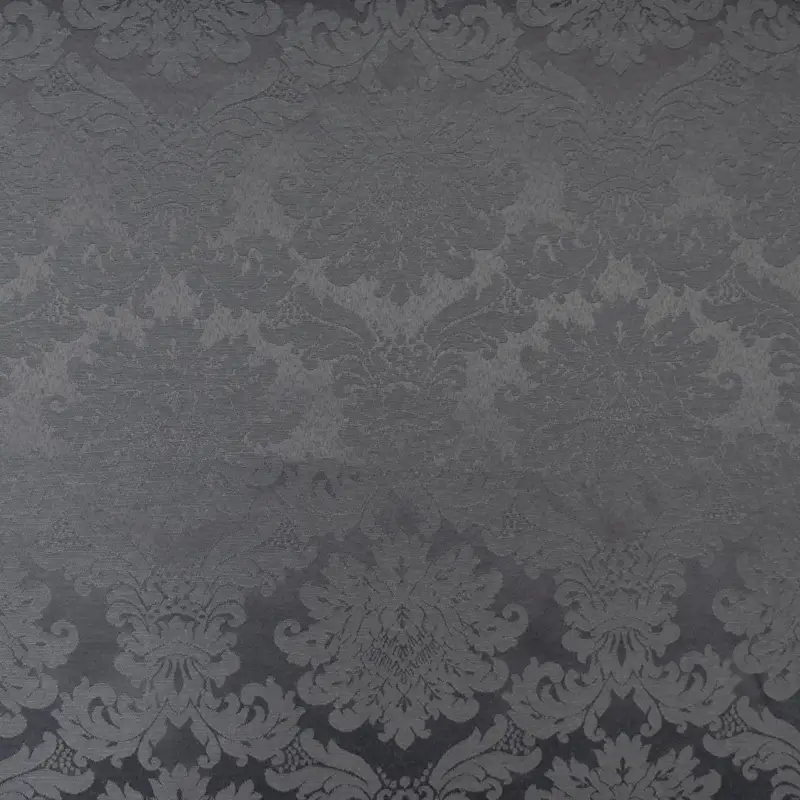 Dekostoff Jacquard Ornamente grau Markenware