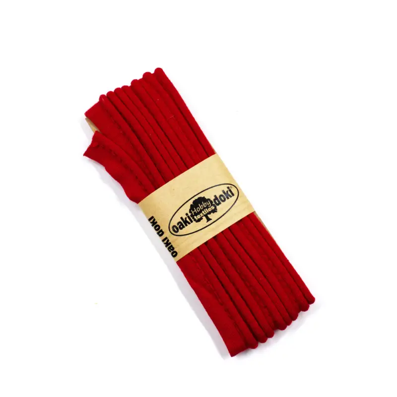 Expressversand Oaki Doki Paspelband Jersey 2 m rot