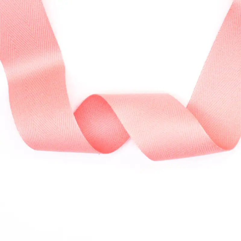 Abverkauf Baumwoll-Nahtband 30 mm uni 2,5 m rosa