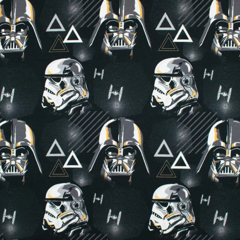 Baumwolljersey Digitaldruck Star Wars Dark Side - Darth Vader Begrenztes Angebot