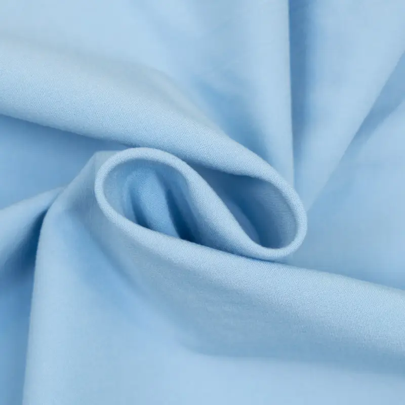 Stretch Viskose Popeline uni hellblau Top-Seller