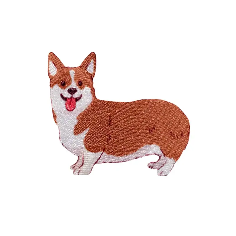 Sichere Zahlung Applikation Hund Corgi