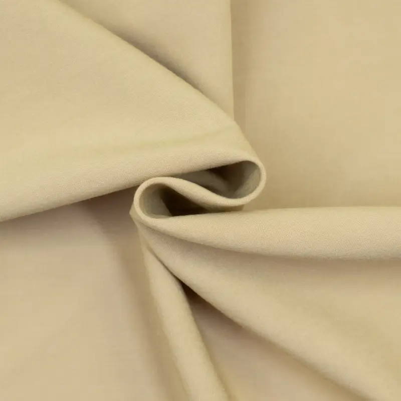Sale Stretch Viskose Popeline uni beige