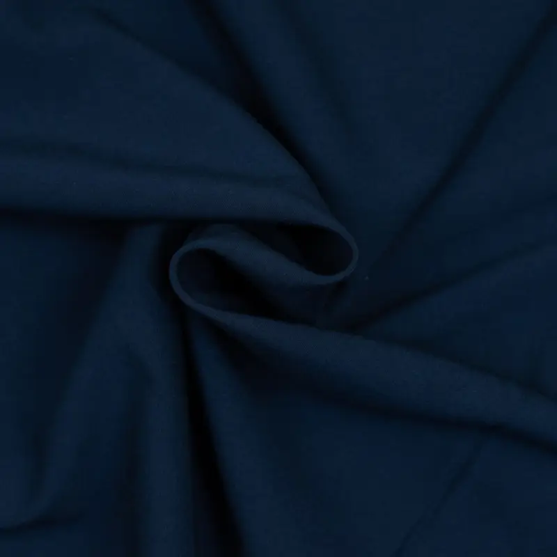 Stretch Viskose Popeline uni marine Mega-Angebot