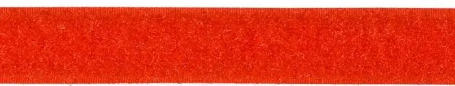 Preisreduziert Haken- und Flauschband zum Aufnähen orange 50 cm