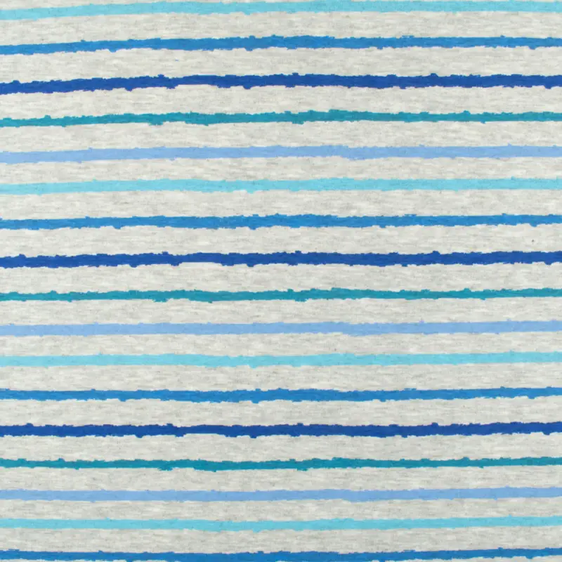 Top-Seller Alpenfleece gestreift blau