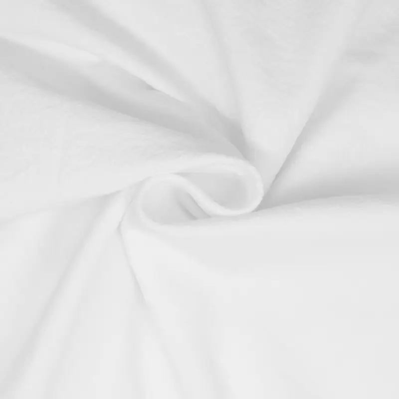 Baumwollstoff Leinenoptik uni weiß Sonderaktion