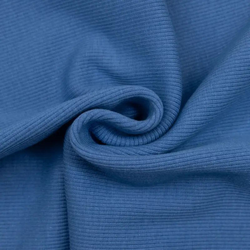 Top-Angebot Bündchen gerippt uni blau